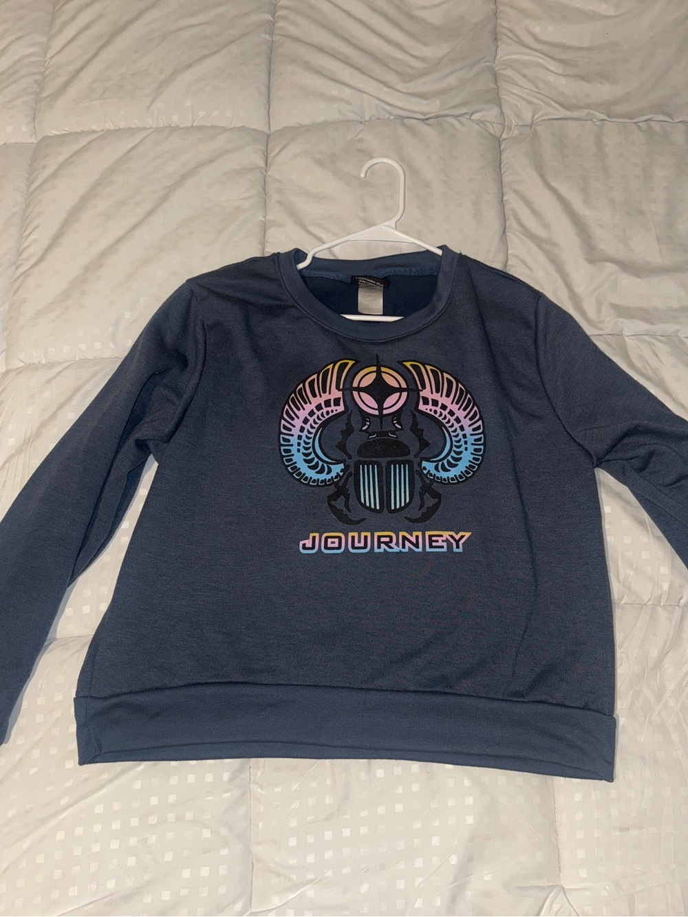 Navy Graphic Sweatshirt - Multicolor Logo